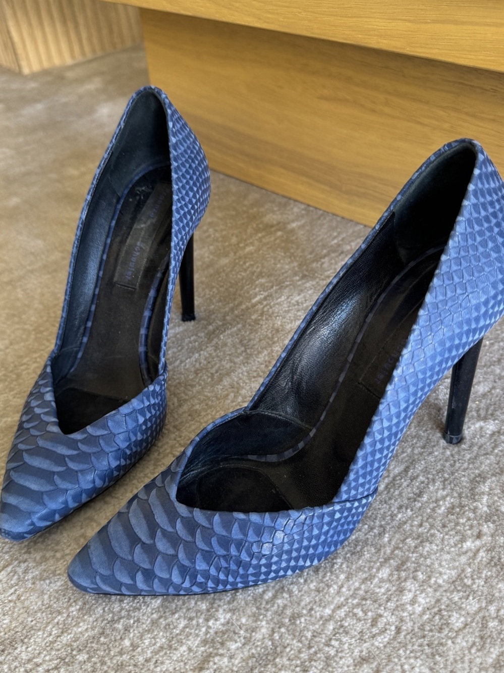 Proenza Schouler Blue Pointed Toe Heels EU 39